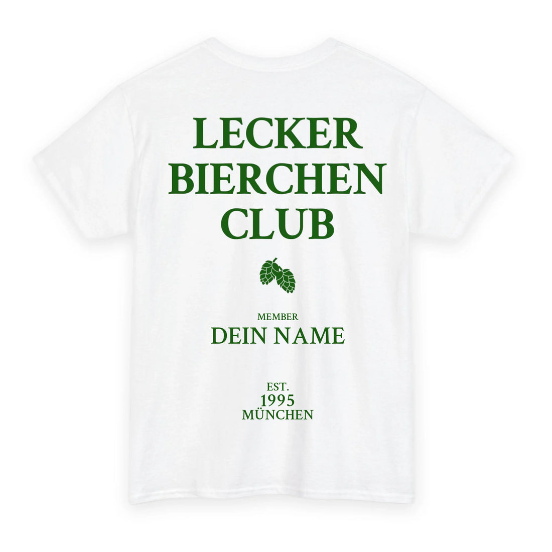 Lecker Bierchen Club - personalisierbar mit Name, Stadt und Jahr