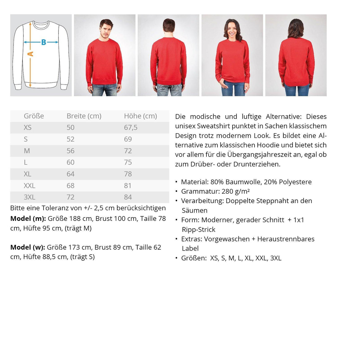 Zeit für Plan B & Vodka - Unisex Pullover