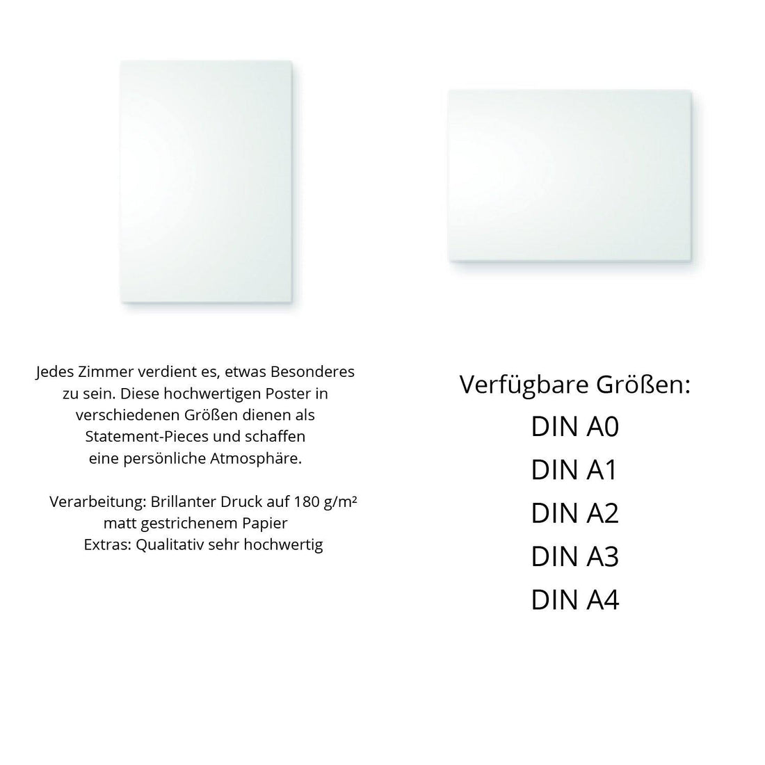 Ich Rege mich nicht auf. - DIN A1 Poster (hochformat)