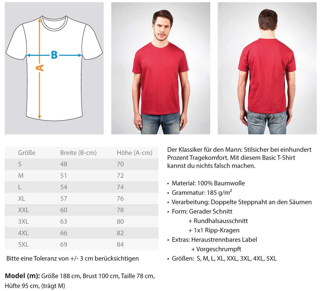 Einer von uns beiden - Words on Shirts - Herren Shirt