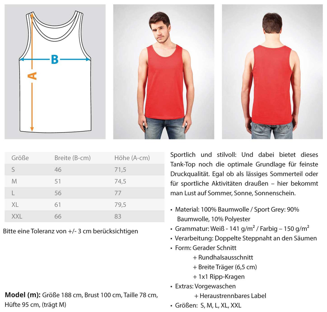 Weil du dumm bist - Words on Shirts - Herren Tanktop