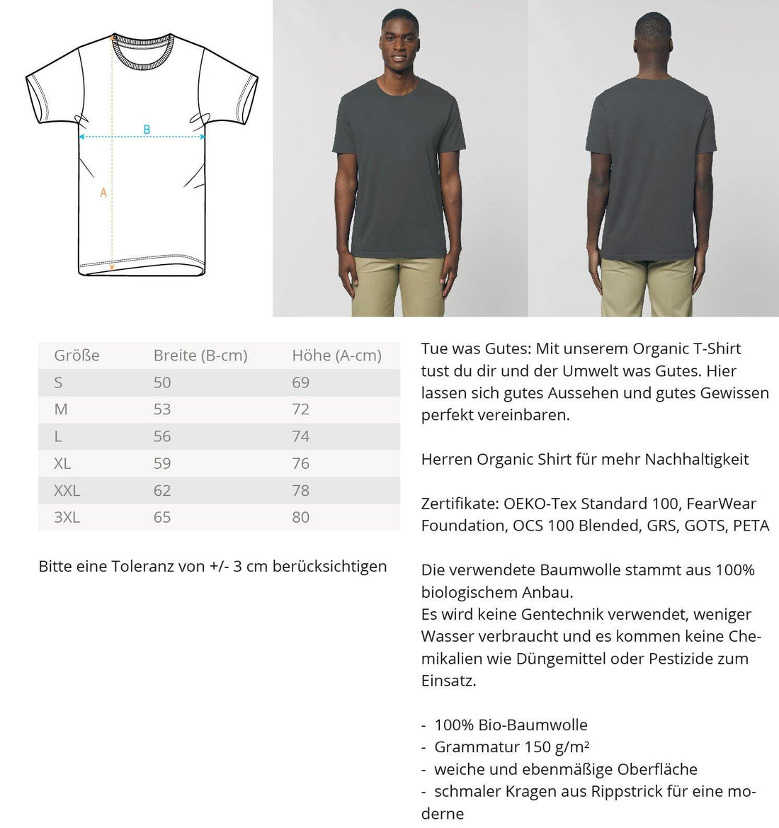 Tätowierte Prinzessin - Words on Shirts - Herren Organic Shirt