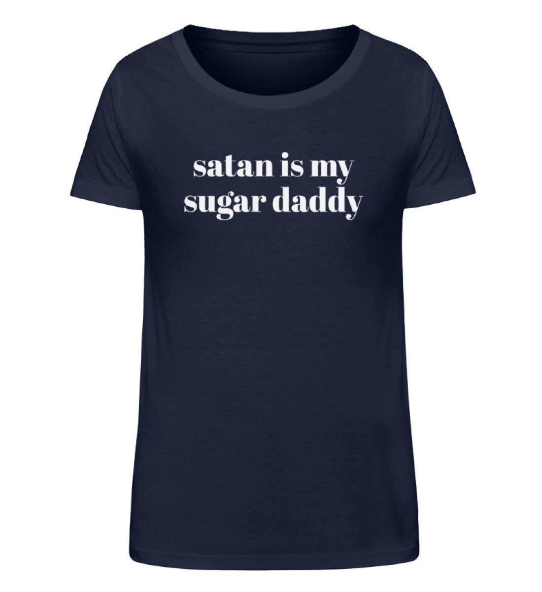 Satan is my sugar daddy - Damen Organic Shirt