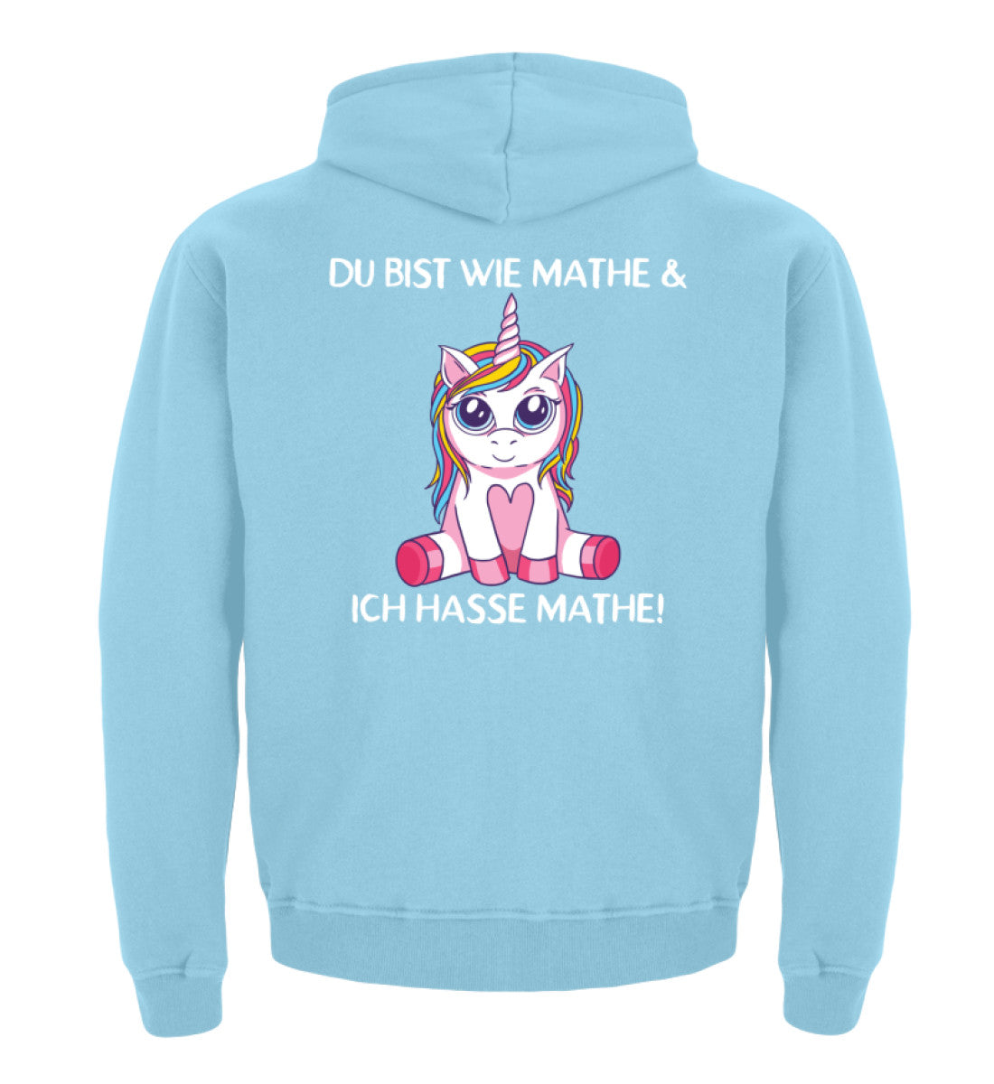 Du bist wie Mathe - Einhorn TF - Kinder Hoodie