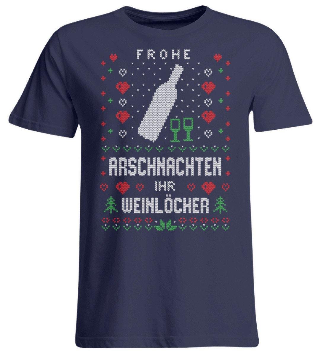 Frohe Arschnachten - Weinlöcher 2020 - Übergrößenshirt
