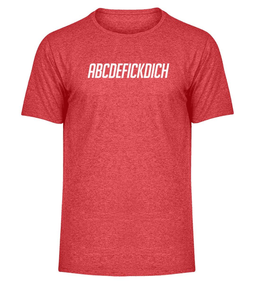 ABCDEFICKDICH - Words on Shirts - PR - Herren Melange Shirt