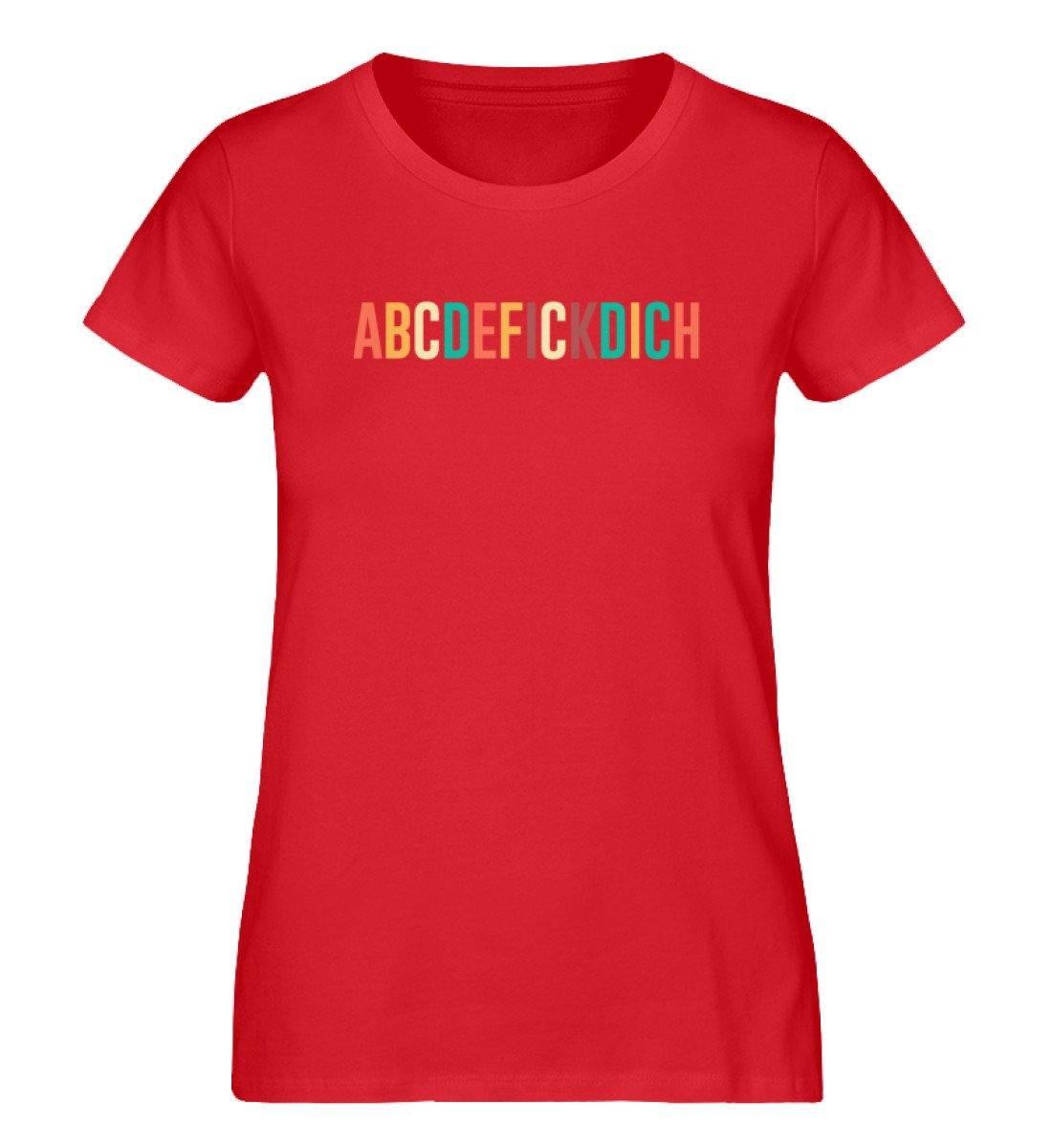 ABCDEFICKDICH - Words on Shirts - PR - Damen Premium Organic Shirt