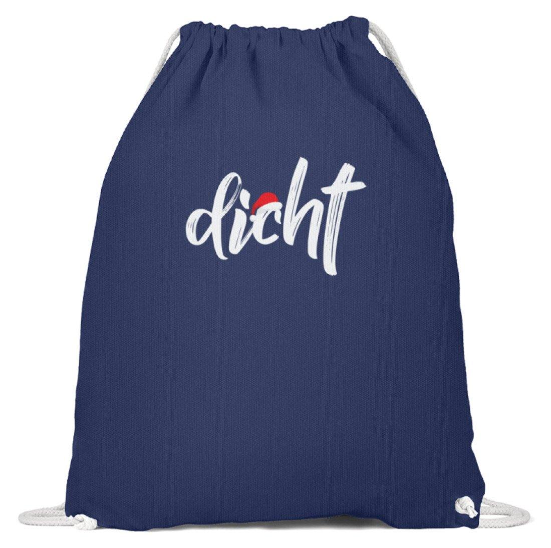Dicht - Hacke Dicht - Words on Shirts - Baumwoll Gymsac