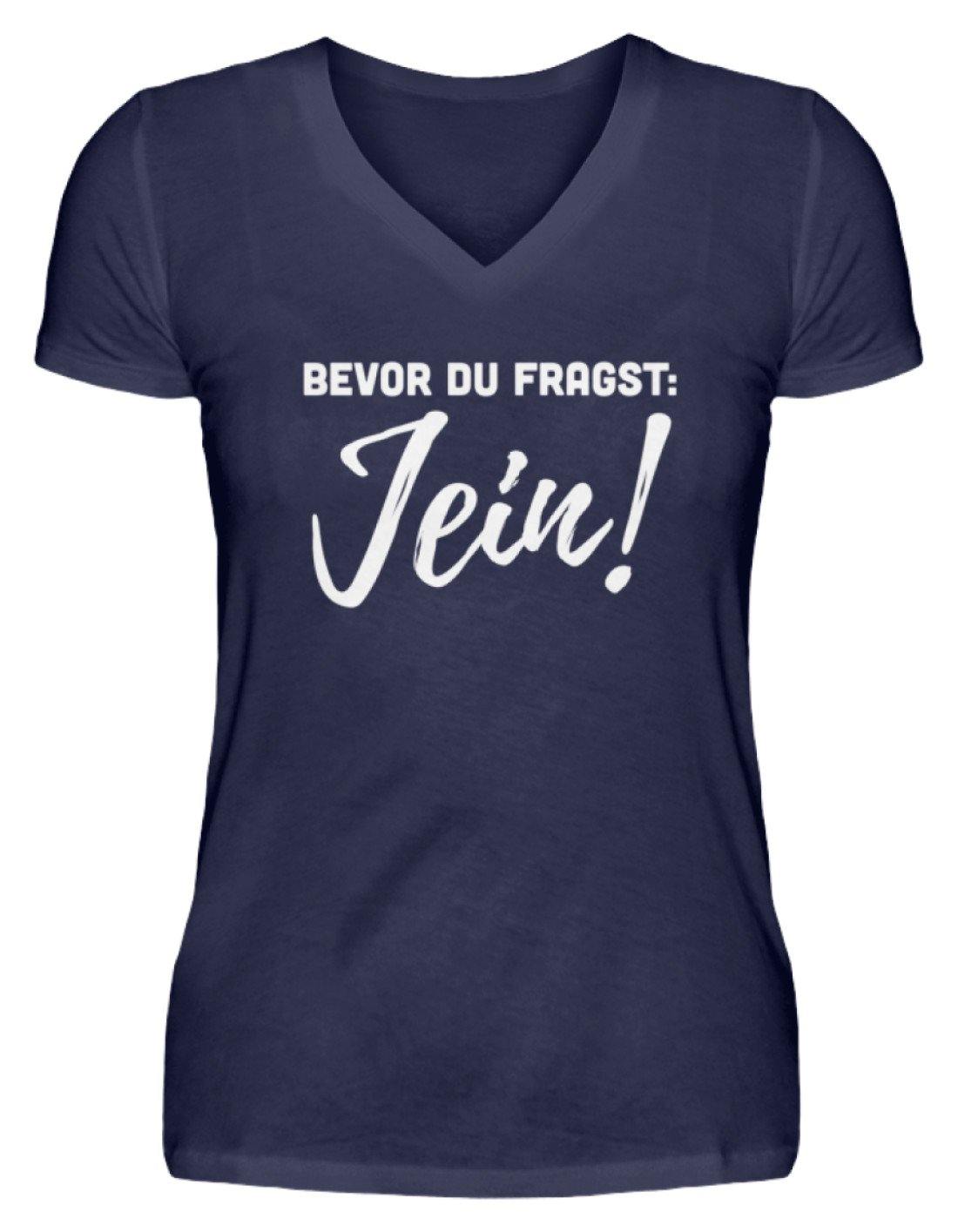 Jein - Words on Shirts - V-Neck Damenshirt