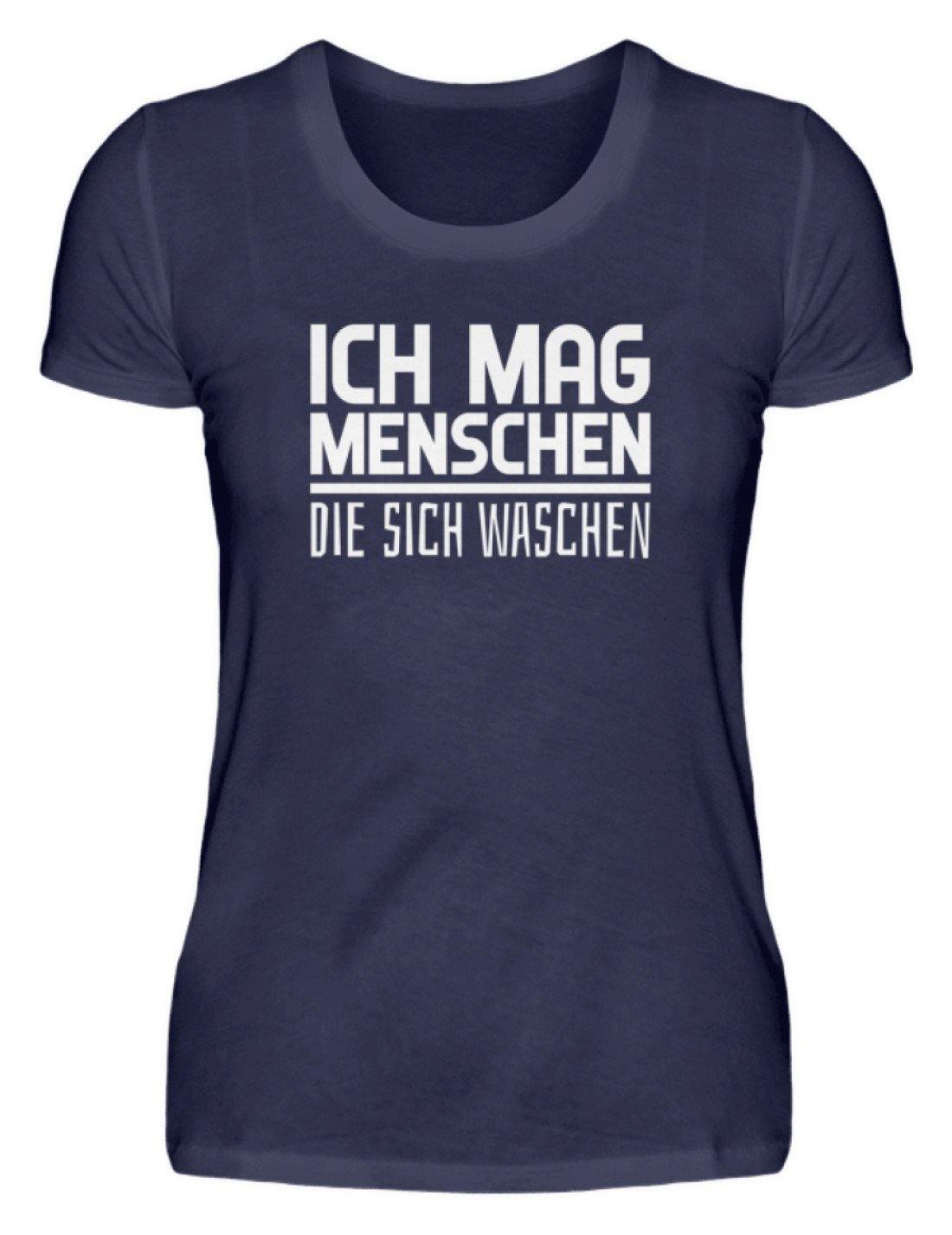 Ich mag Menschen - Words on Shirts - Damenshirt