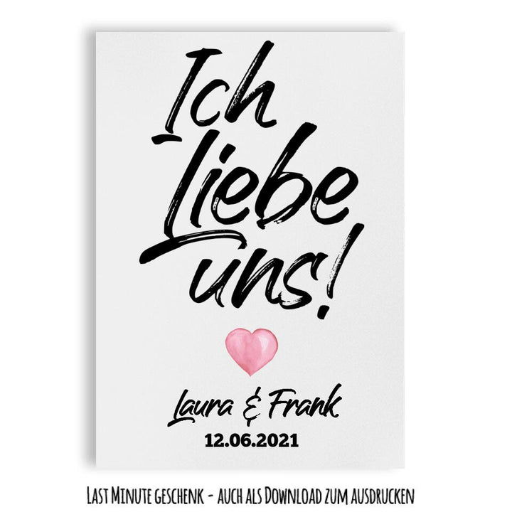 Ich liebe uns - Paar, Freund, Familie & beste Freundin Schwestern Poster