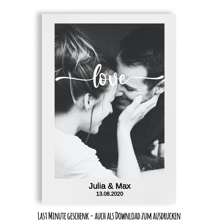 Paar Poster mit eigenem Bild