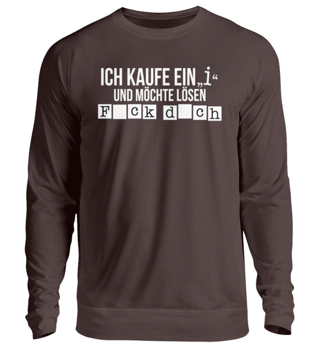 Ich kaufe ein i und möchte lösen. - Unisex Pullover