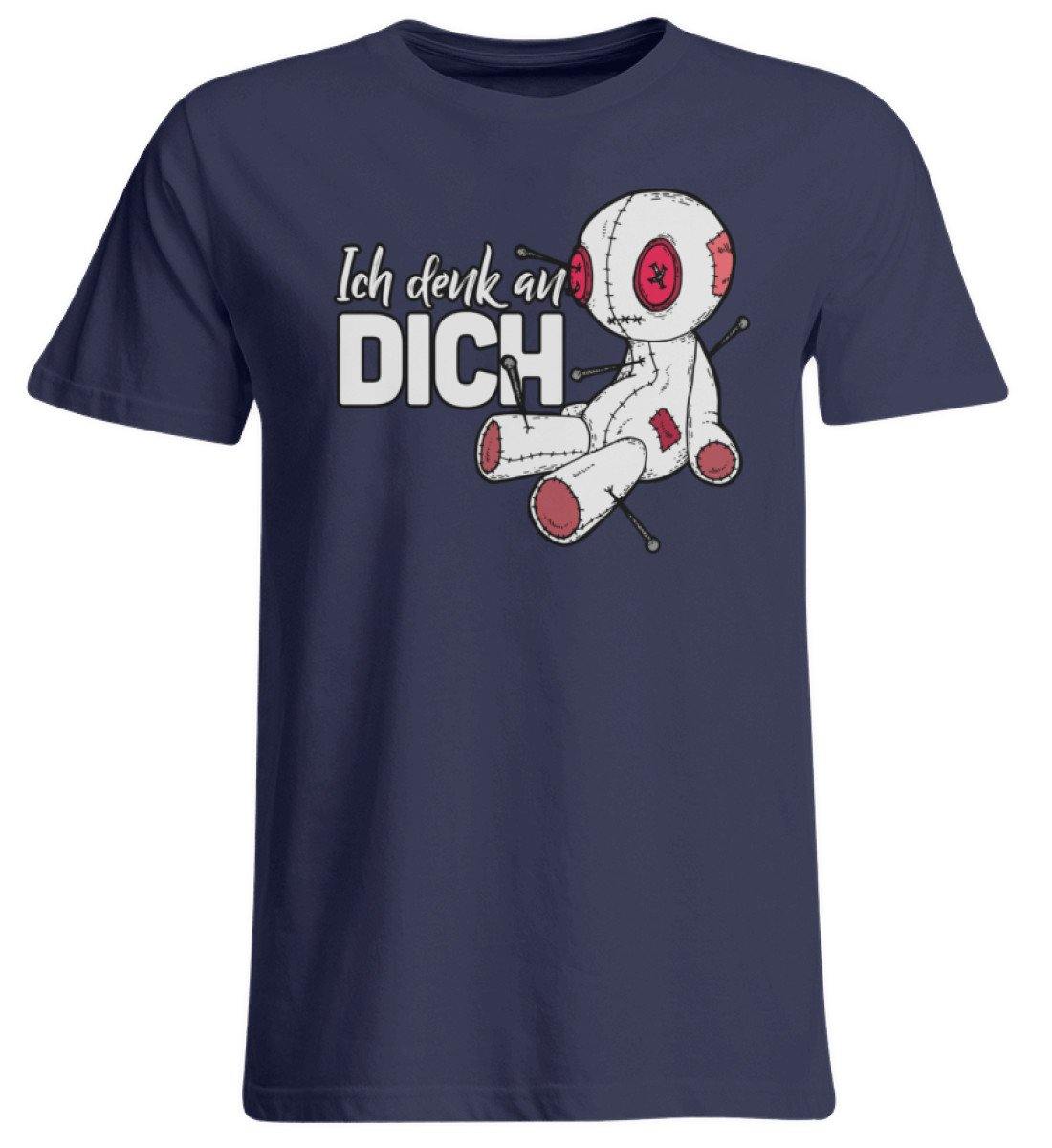 Voodoo Ich denk an dich Words on Shirts - Übergrößenshirt