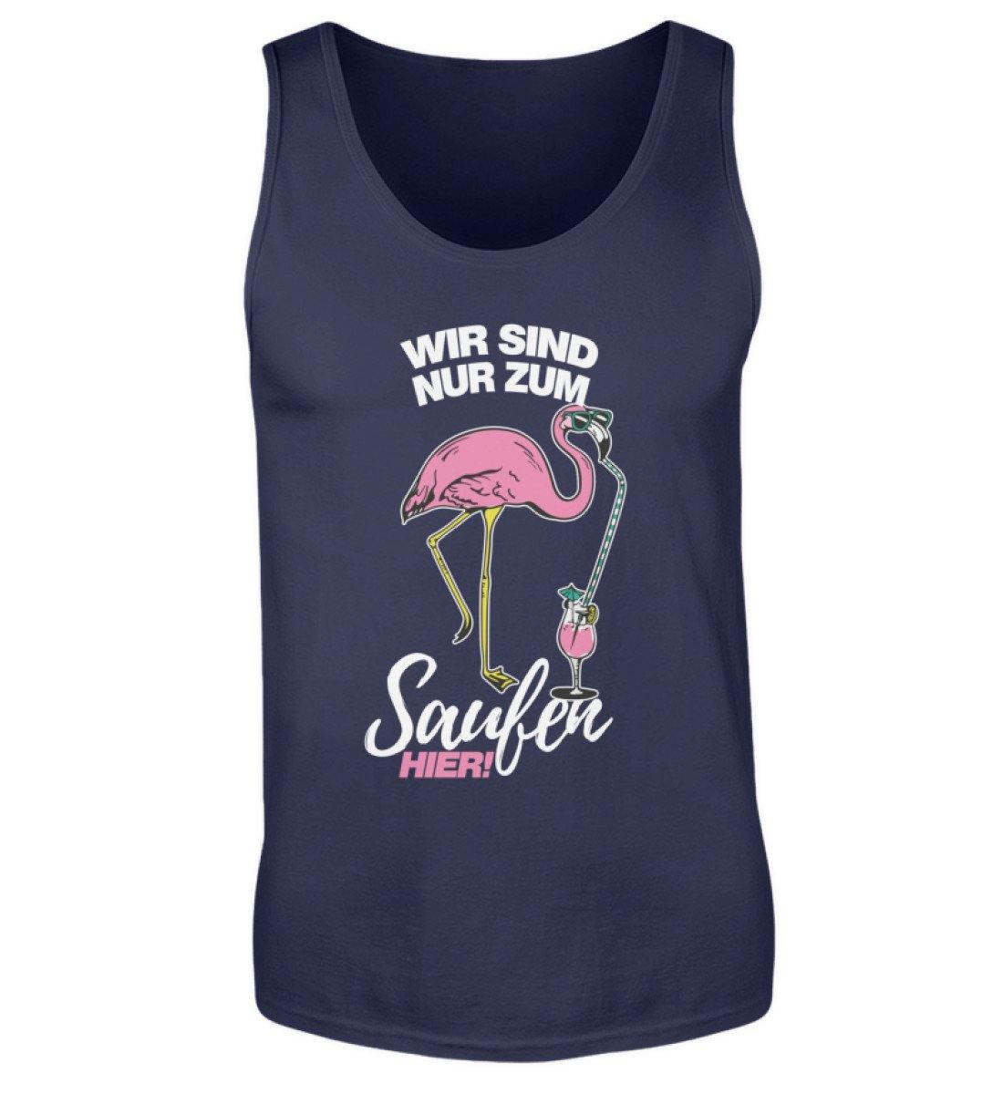Wir sind nur zum Saufen Hier - Herren Tanktop