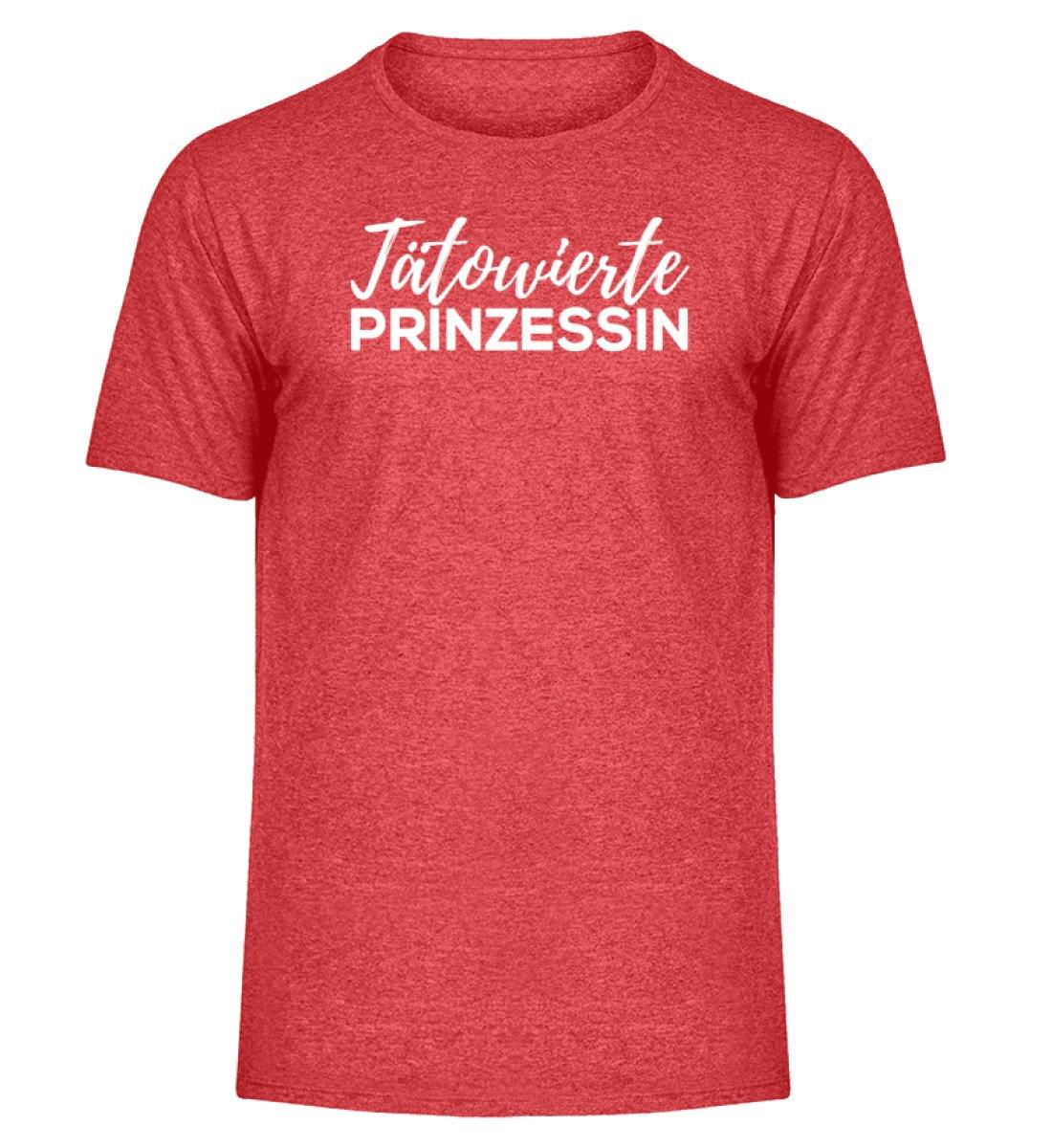 Tätowierte Prinzessin Words on Shirts PR - Herren Melange Shirt