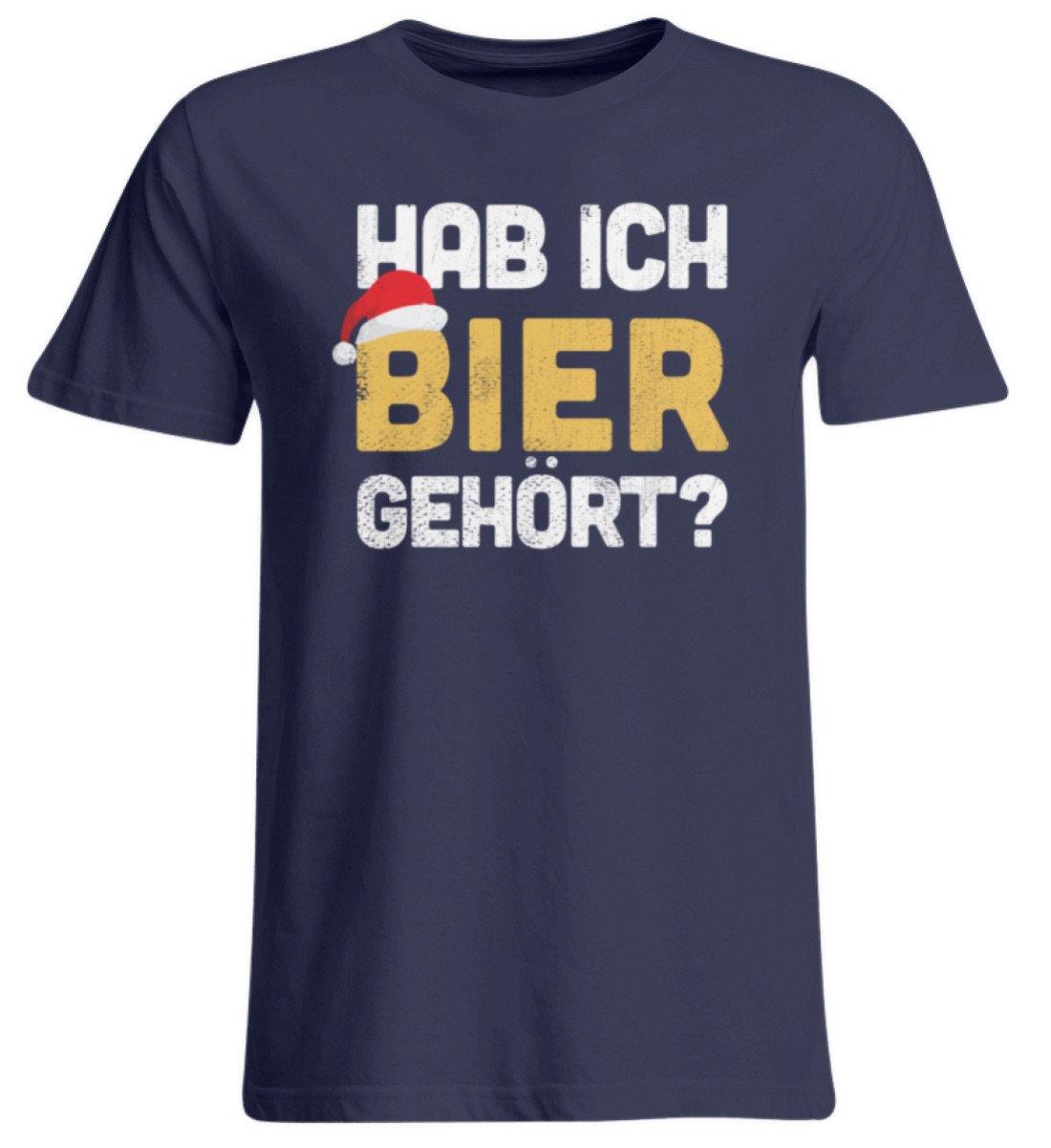 Hab ich Bier gehört? - Words on Shirts - Übergrößenshirt