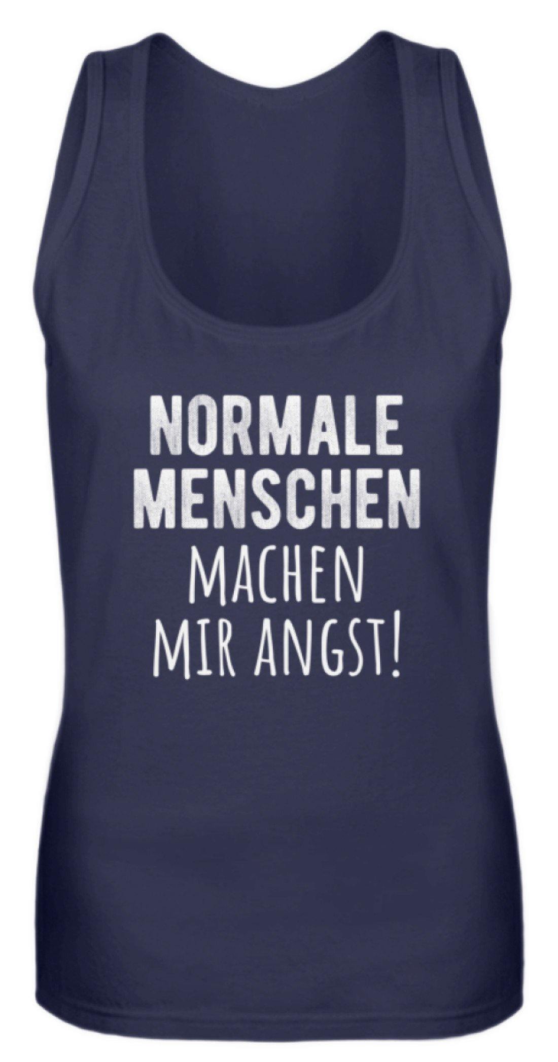 Normale Menschen - Words on Shirts - Frauen Tanktop