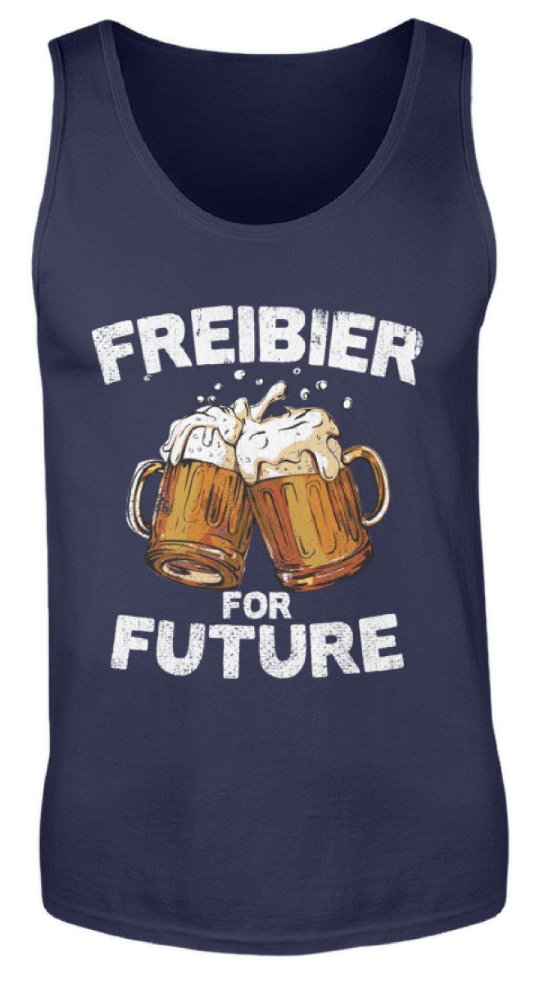 Freibier for Future - Words on Shirts - Herren Tanktop
