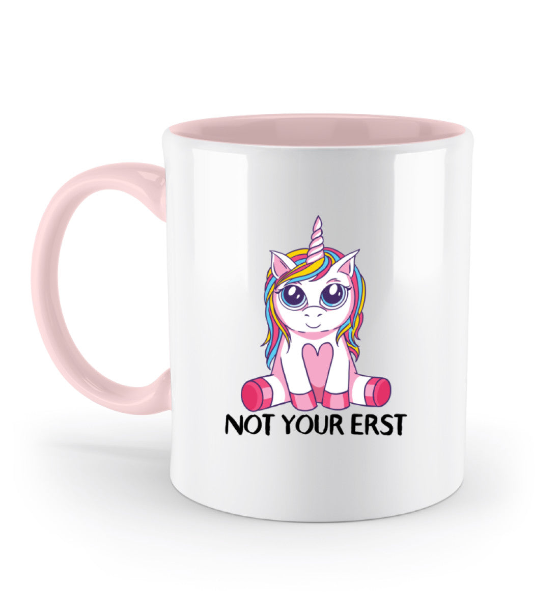 Not your Ernst - Einhorn - TF - Zweifarbige Tasse