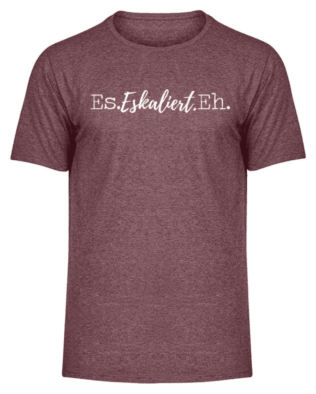 Es Eskaliert Eh - Words on Shirts (4) - Herren Melange Shirt