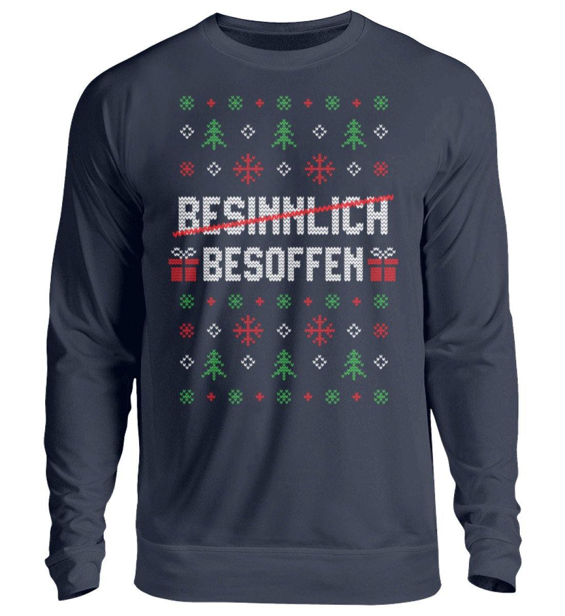 Besinnlich - Besoffen - Words on Shirts - Unisex Pullover