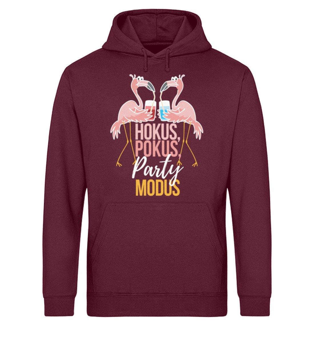 Flamingo - Hokus, Pokus, Party Modus - Unisex Organic Hoodie