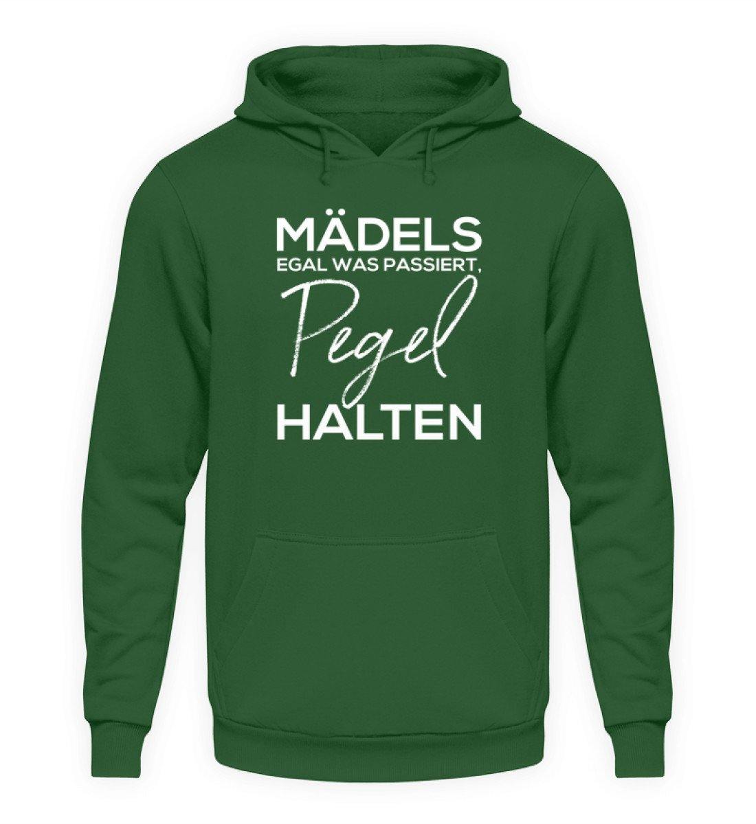 Mädels, Pegel halten. - Unisex Kapuzenpullover Hoodie