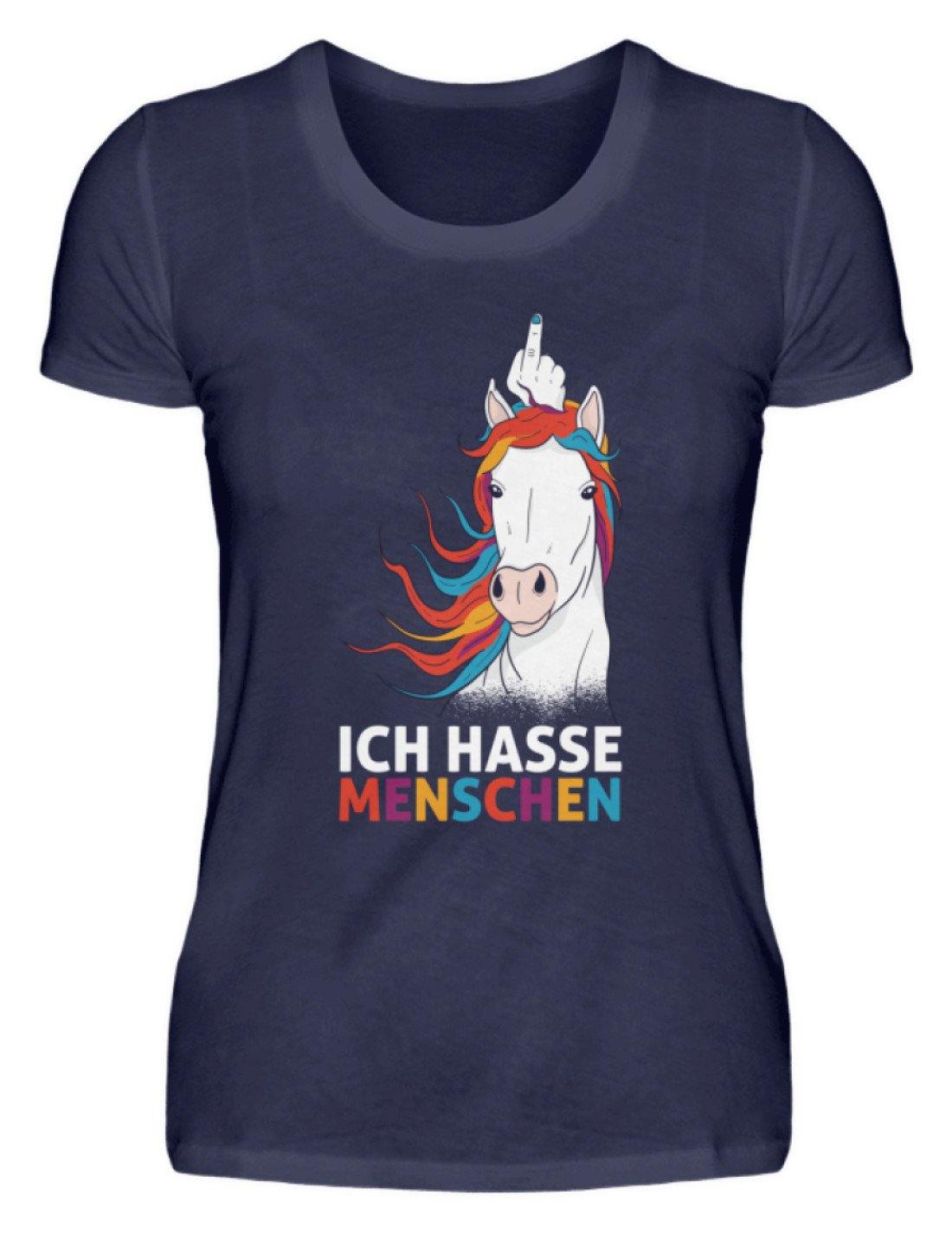 Ich hasse Menschen - Words on Shirts - Damenshirt