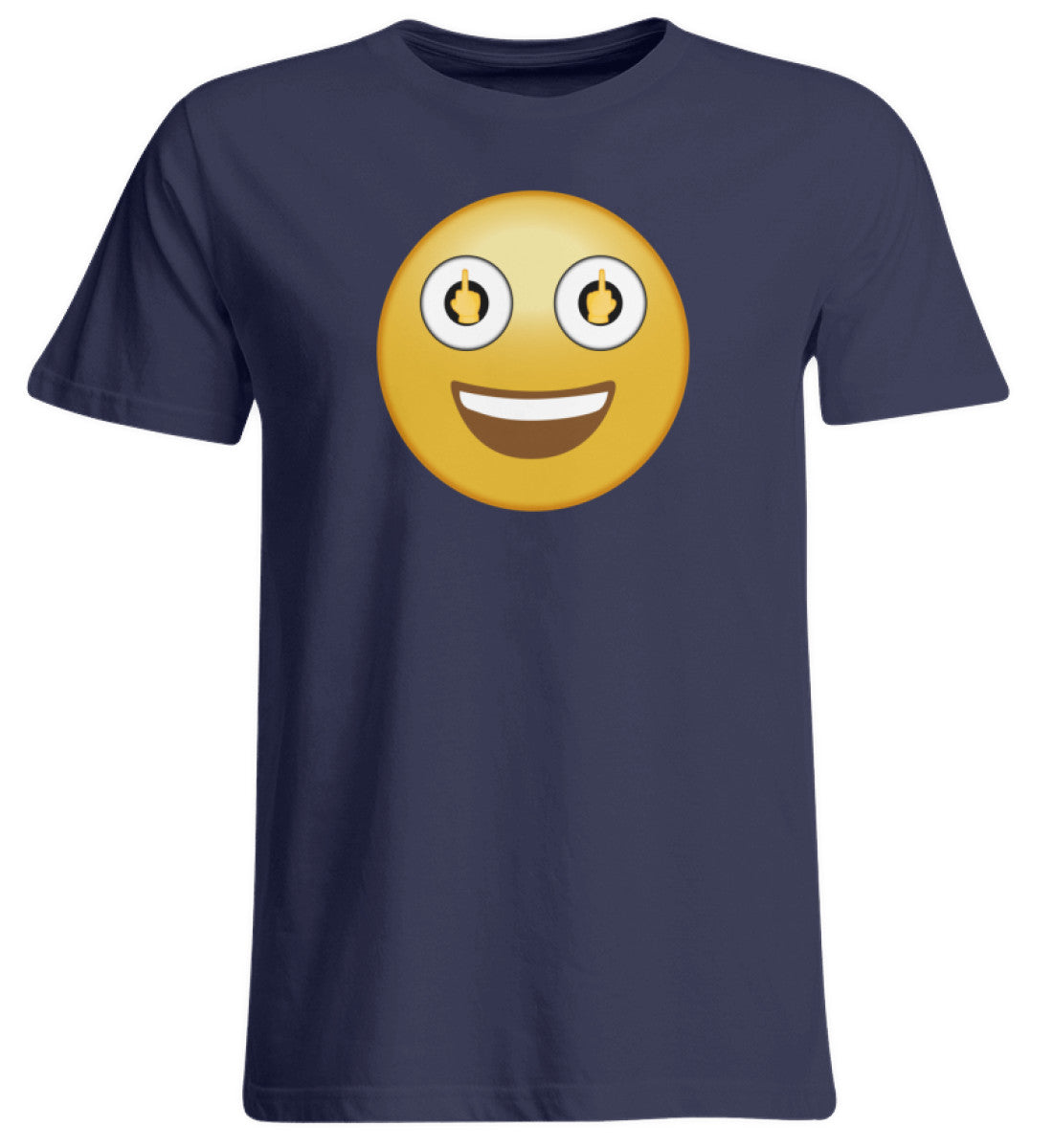 Smiley - Mittelfinger - 1 - Übergrößenshirt