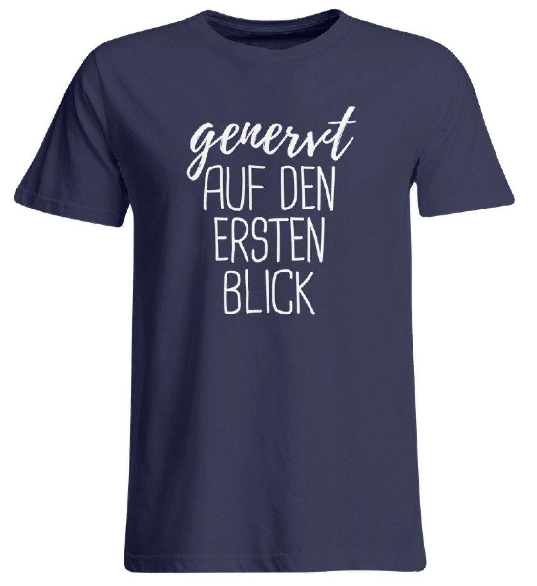 Genervt ersten Blick - Words on Shirts - Übergrößenshirt