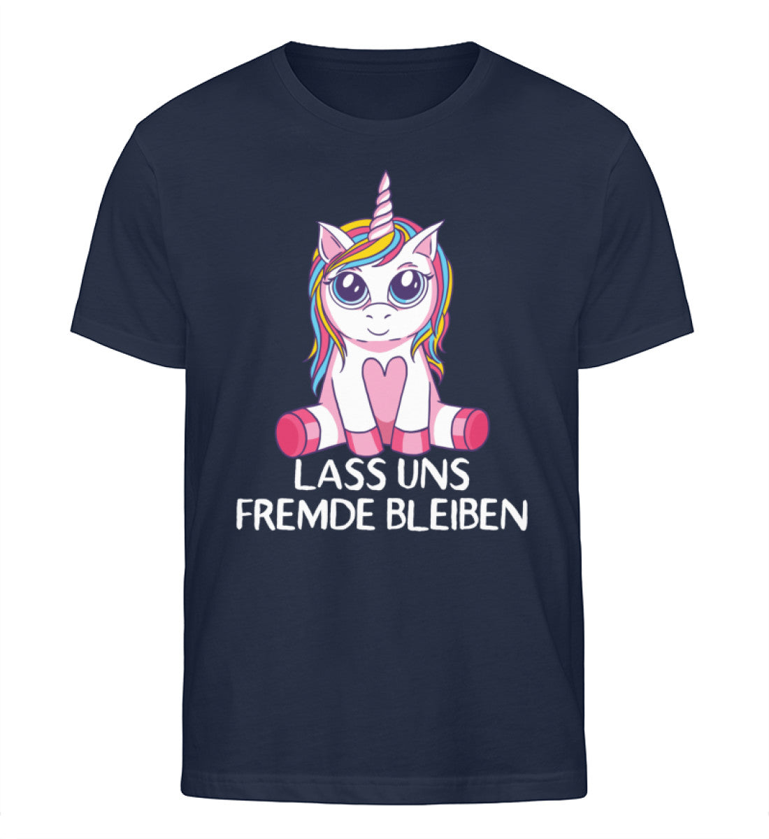 Lass uns fremde bleiben - Einhorn - TF - Herren Organic Shirt