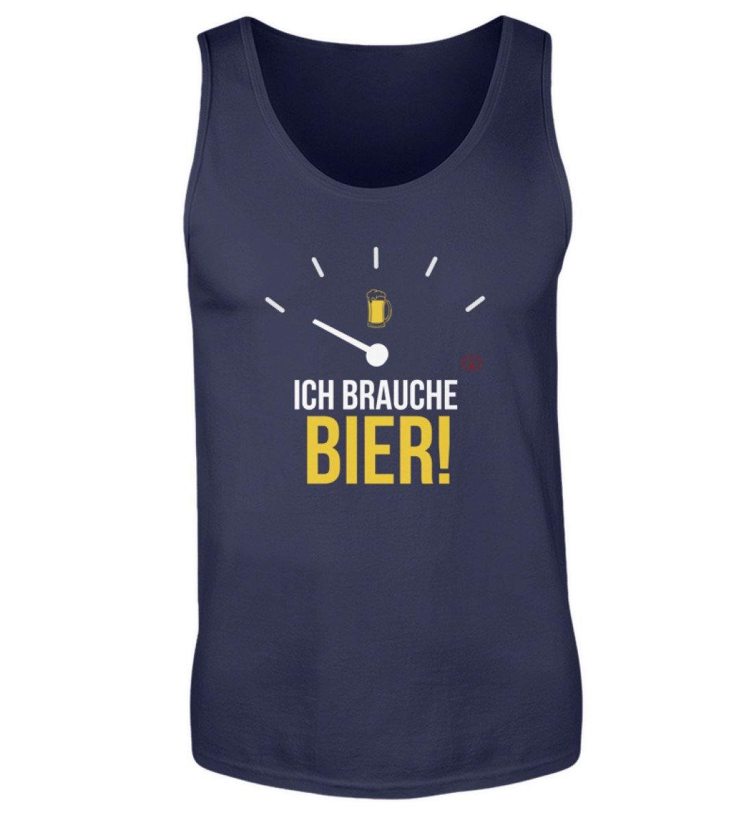 Ich brauche Bier - Tacho - Herren Tanktop