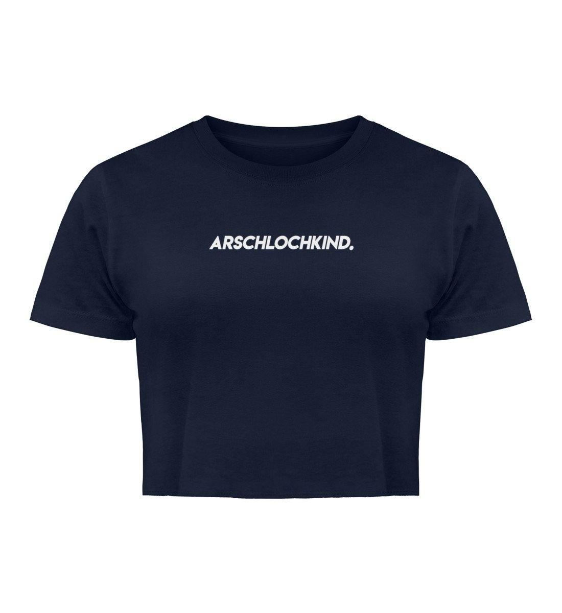 Arschlochkind. - Crop - Damen Organic Crop Top