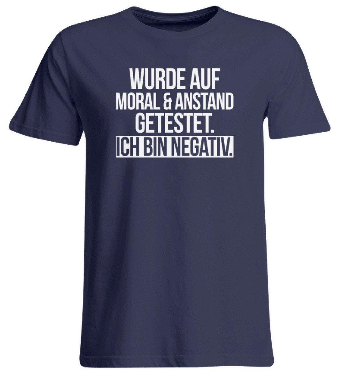 Moral & Anstand getestet - Negativ - Übergrößenshirt