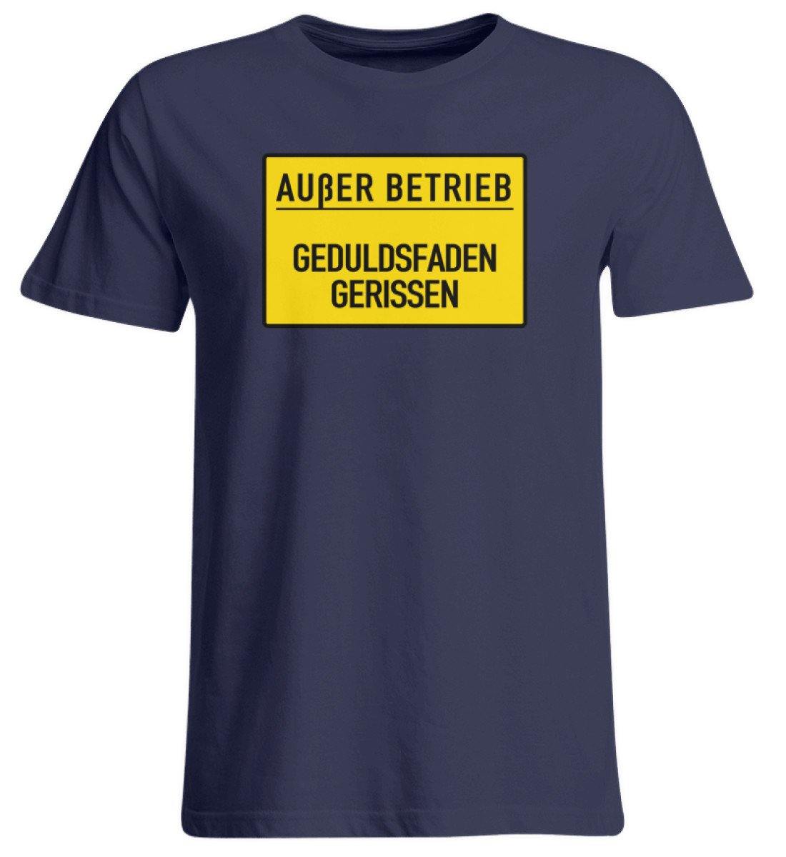 Außer Betrieb - Geduldsfaden gerissen - Übergrößenshirt