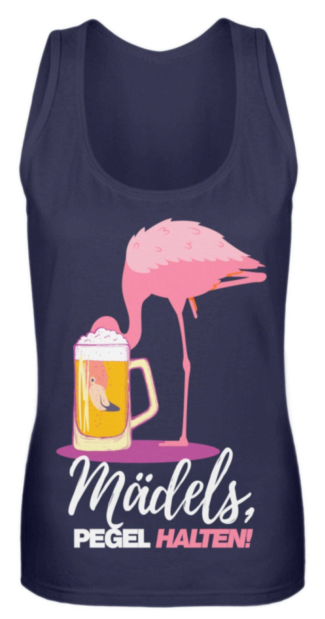 Mädels, Pegel halte - Flamingo - Frauen Tanktop