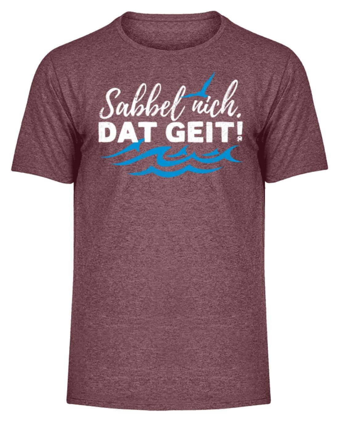 Sabbel nich. Dat geit! - Norddeutsch - Herren Melange Shirt