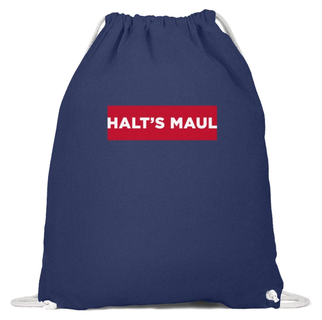 Halts Maul - Baumwoll Gymsac