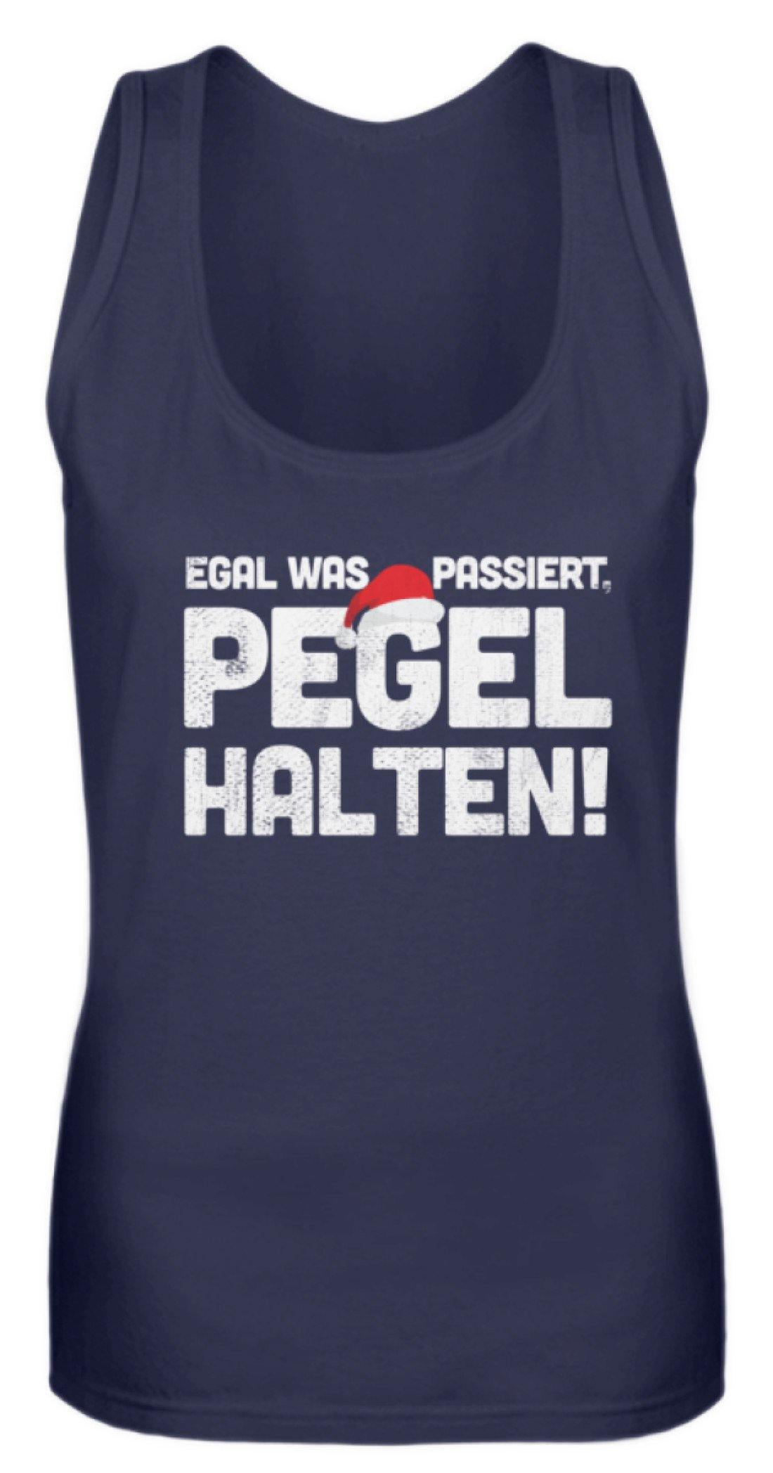 Pegel halten Weihnachten Words on Shirts - Frauen Tanktop