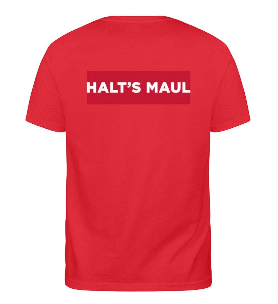 Halt's Maul - Print Rücken - Herren Organic Shirt