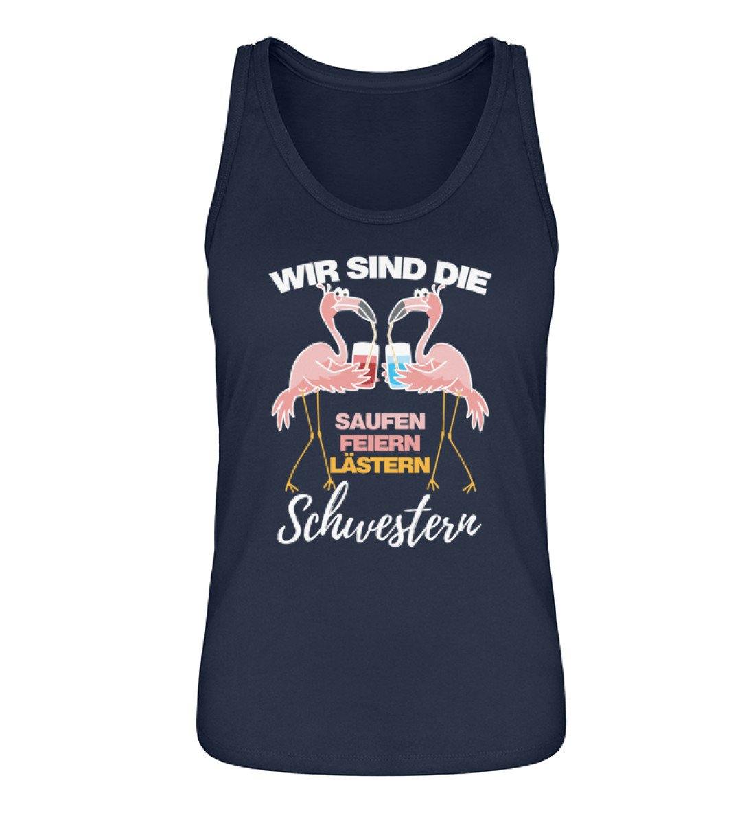 Saufen, feiern, lästern Schwestern - Damen Premium Organic Tanktop ST/ST