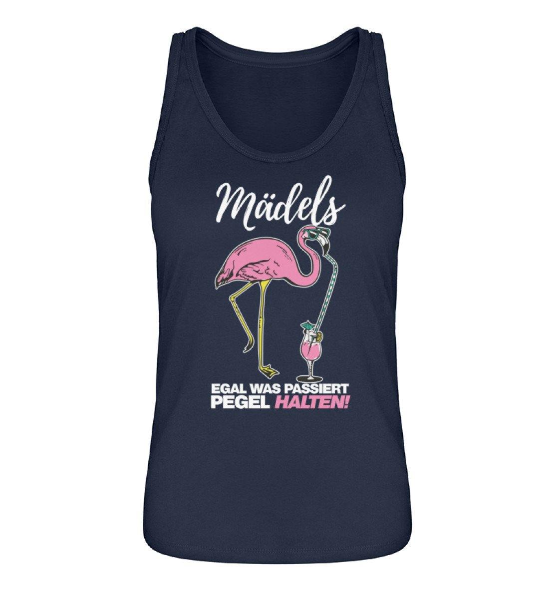 Mädels, Pegel halten. Flamingo - Damen Premium Organic Tanktop ST/ST