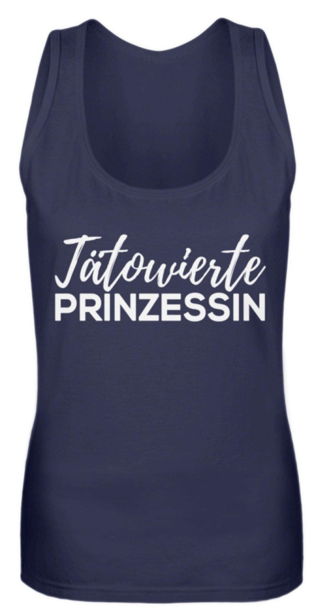 Tätowierte Prinzessin - Words on Shirt - Frauen Tanktop