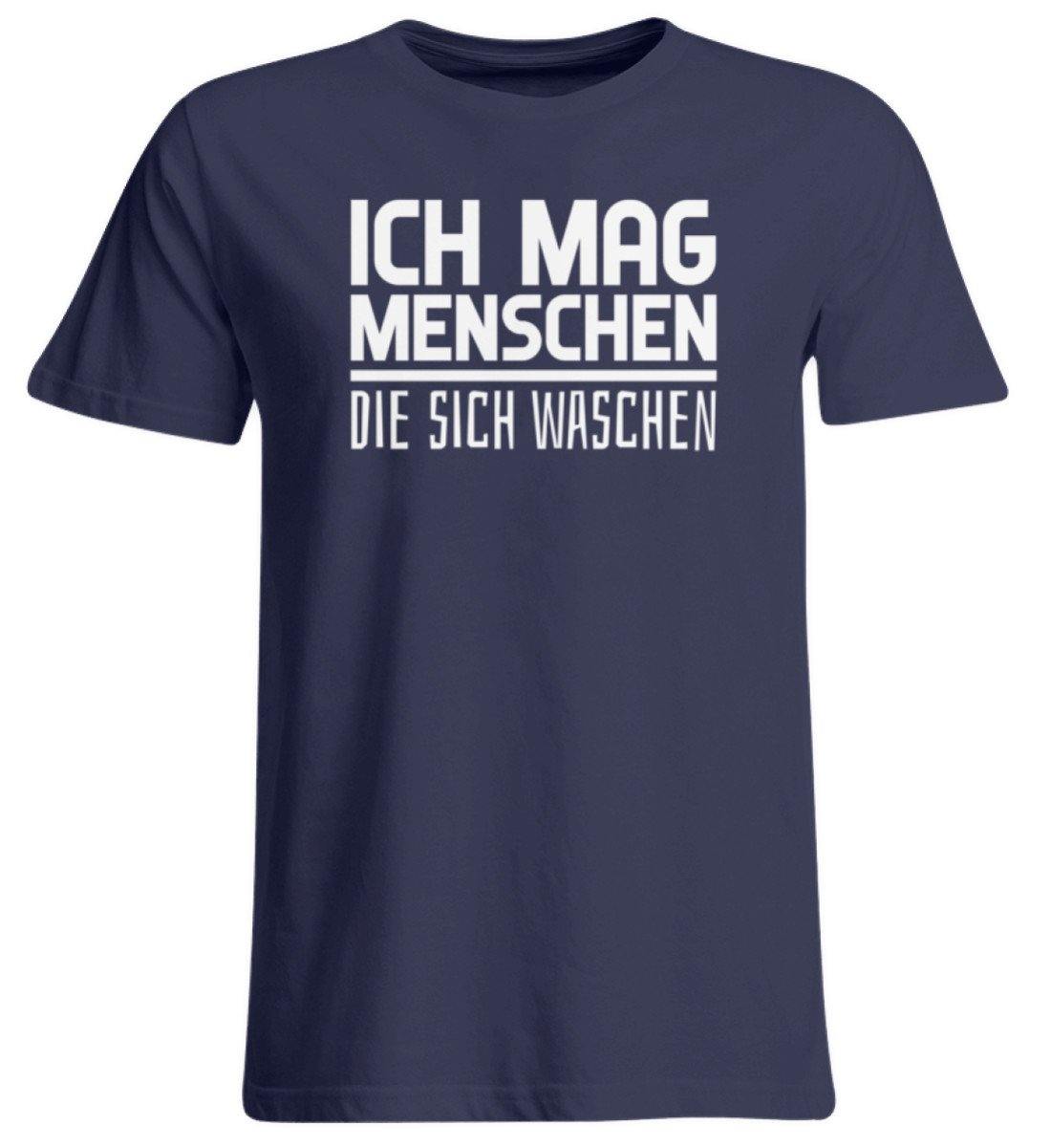 Ich mag Menschen - Words on Shirts - Übergrößenshirt