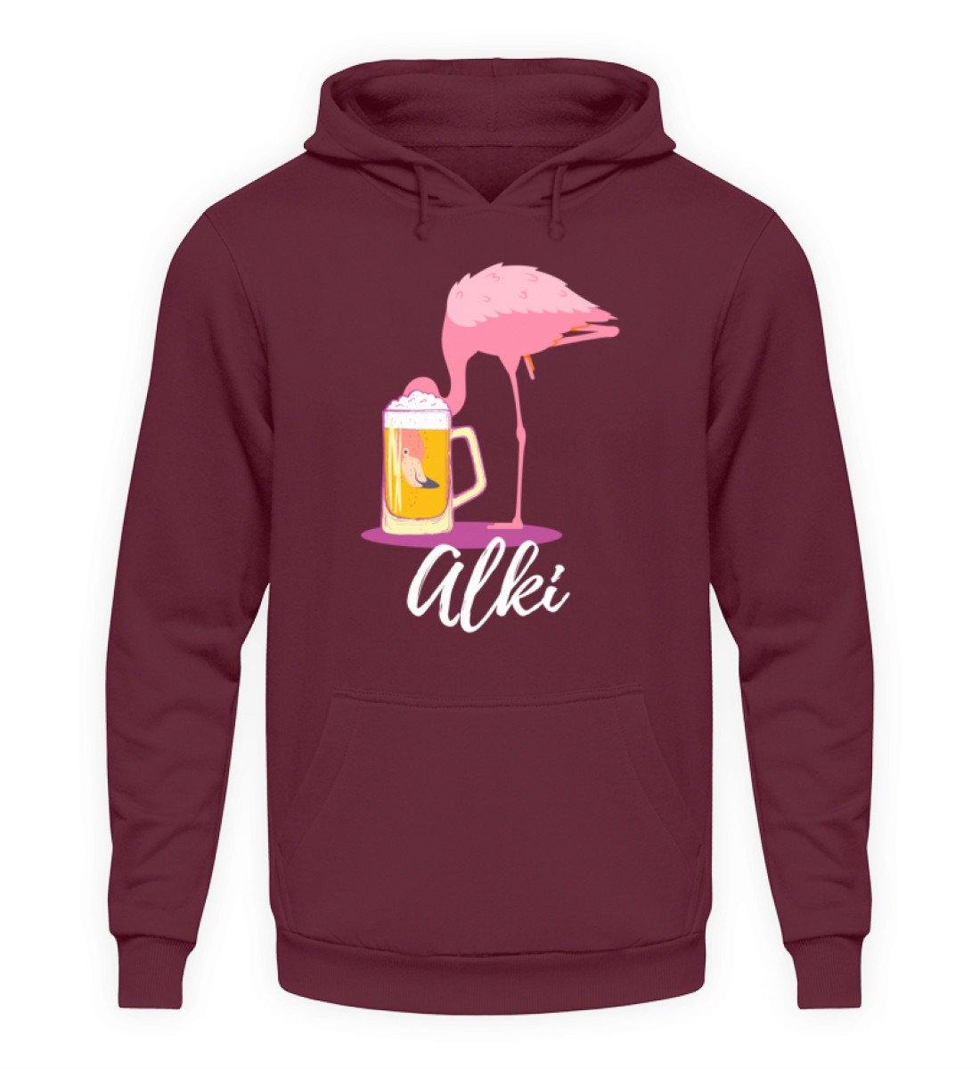 Flamingo Alki - Words on Shirt - Unisex Kapuzenpullover Hoodie