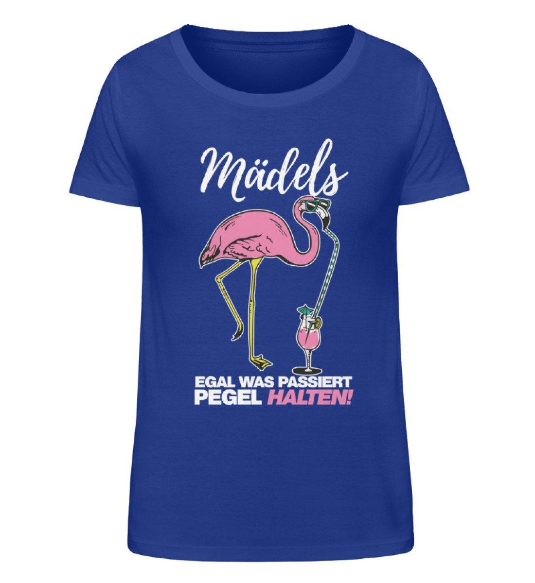 Mädels, Pegel halten. Flamingo - Damen Organic Shirt