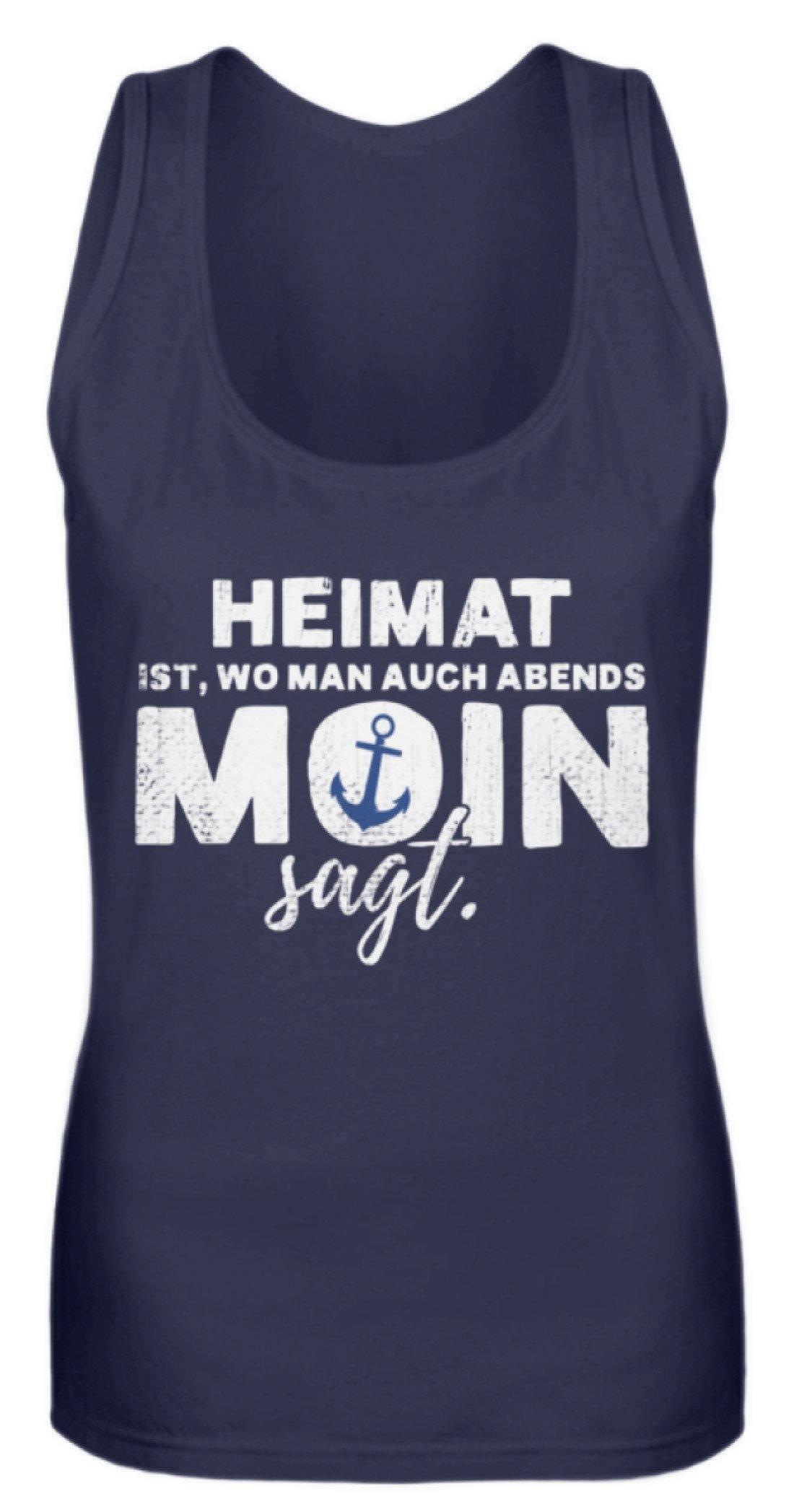 Abends Moin sagt 2 - Norddeutsch - Frauen Tanktop