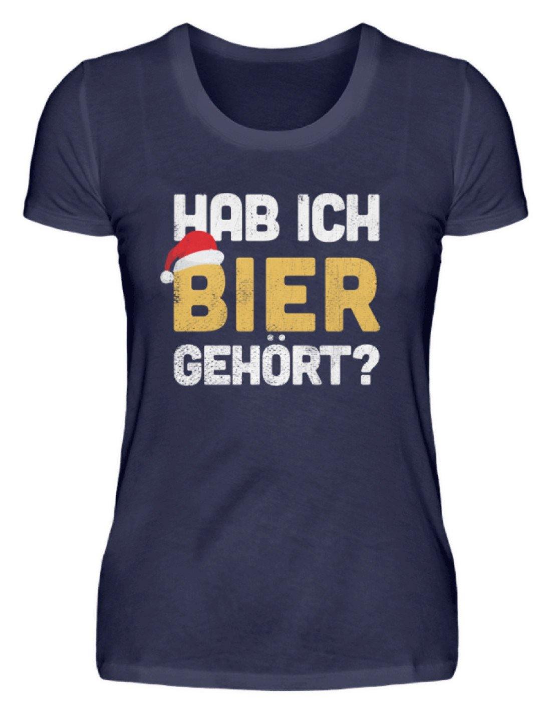 Hab ich Bier gehört? - Words on Shirts - Damenshirt