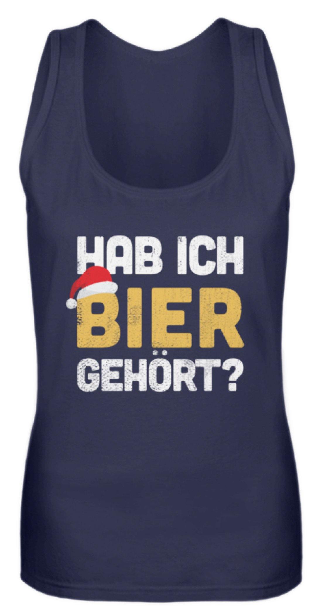 Hab ich Bier gehört? - Words on Shirts - Frauen Tanktop